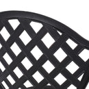Bono Metal Bistro Set - Black