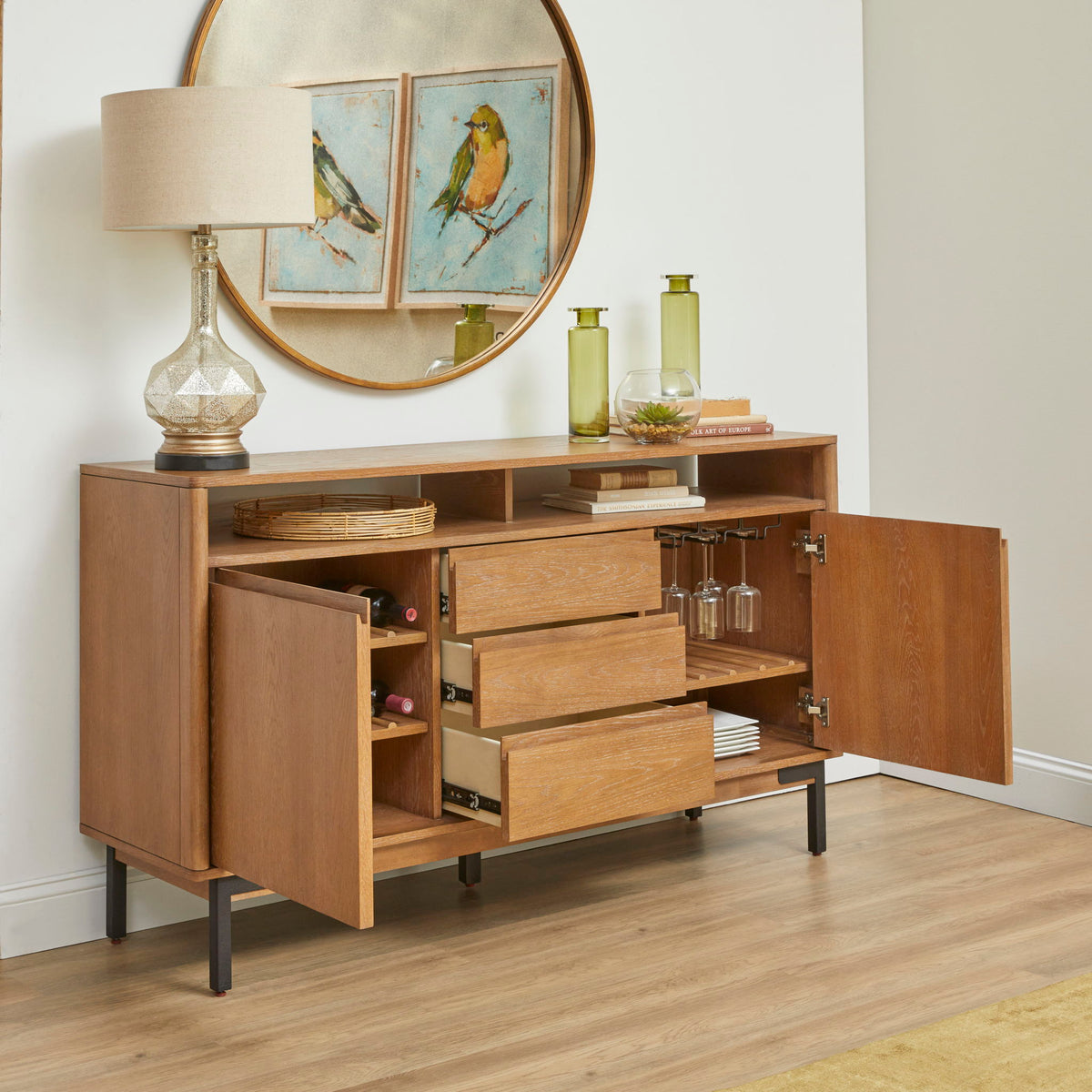 Millwork - Sideboard - Light Brown