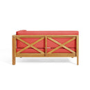 Brava - X Back Corner Bench With Coffee Table