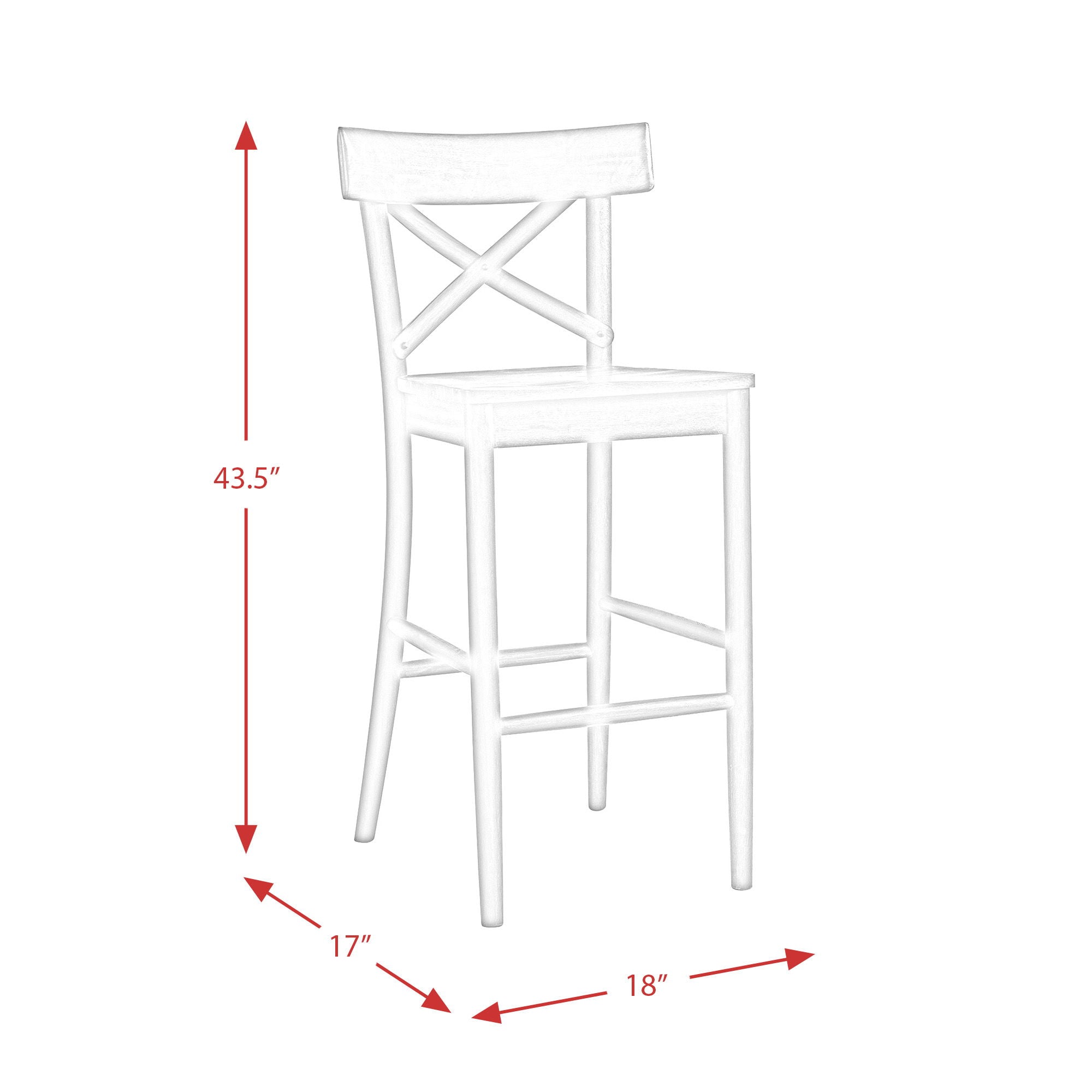 Coronado Stool in Dark Brown by Elements International, view 21