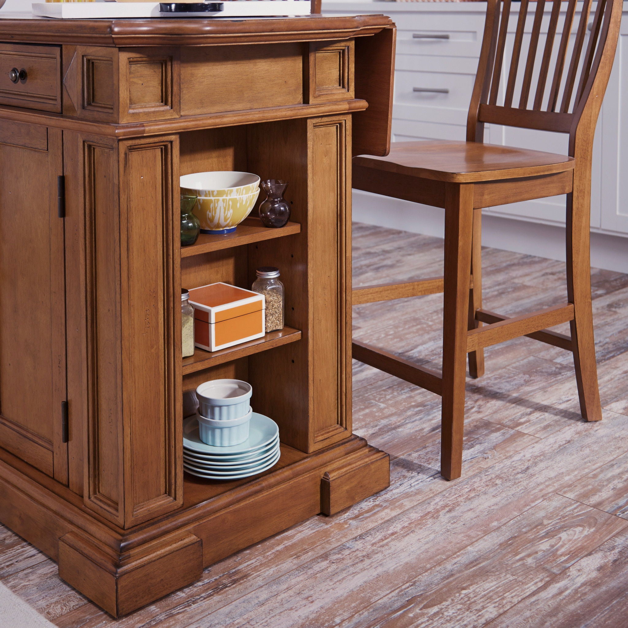 Americana - Kitchen Island Set - Atlantic Fine Furniture Melbourne FL