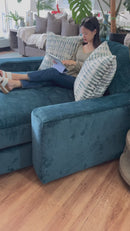 Chair and Half Chaise by John Michael Designs