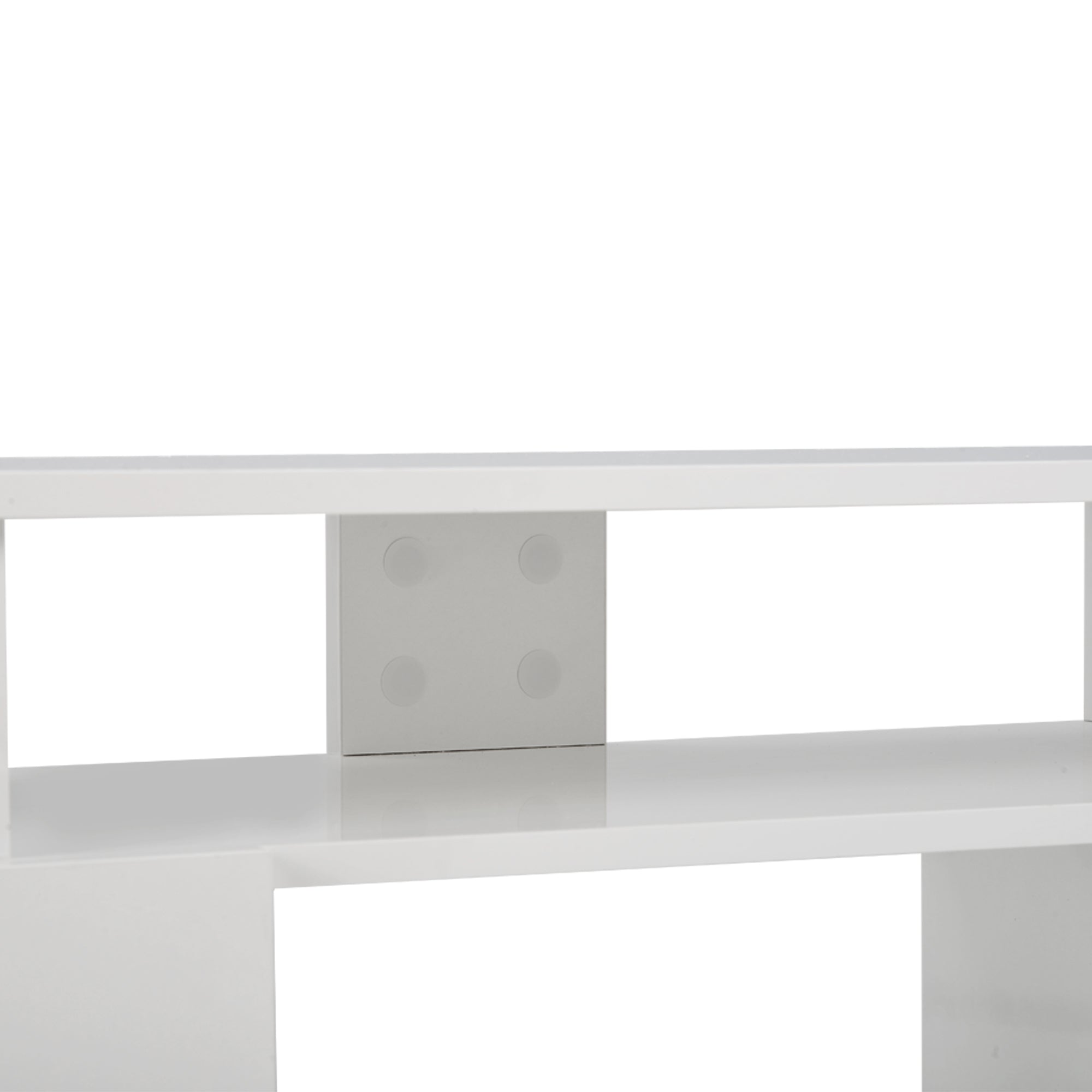 ON-TREND Modern TV Stand for TVs up to 65inches with LED lights, 16 Colors, for Livingroom, Bedroom, White (OLD SKU: WF280706AAK) - Atlantic Fine Furniture Inc