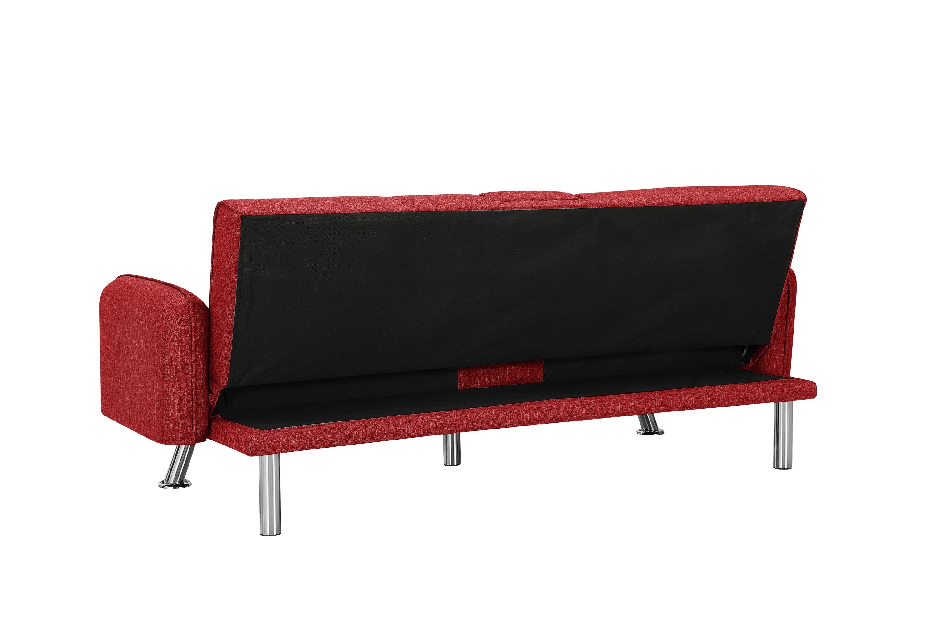 SLEEPER SOFA RED COLOR FABRIC(same as W22339670。Size difference, See Details in page.) - Atlantic Fine Furniture Inc