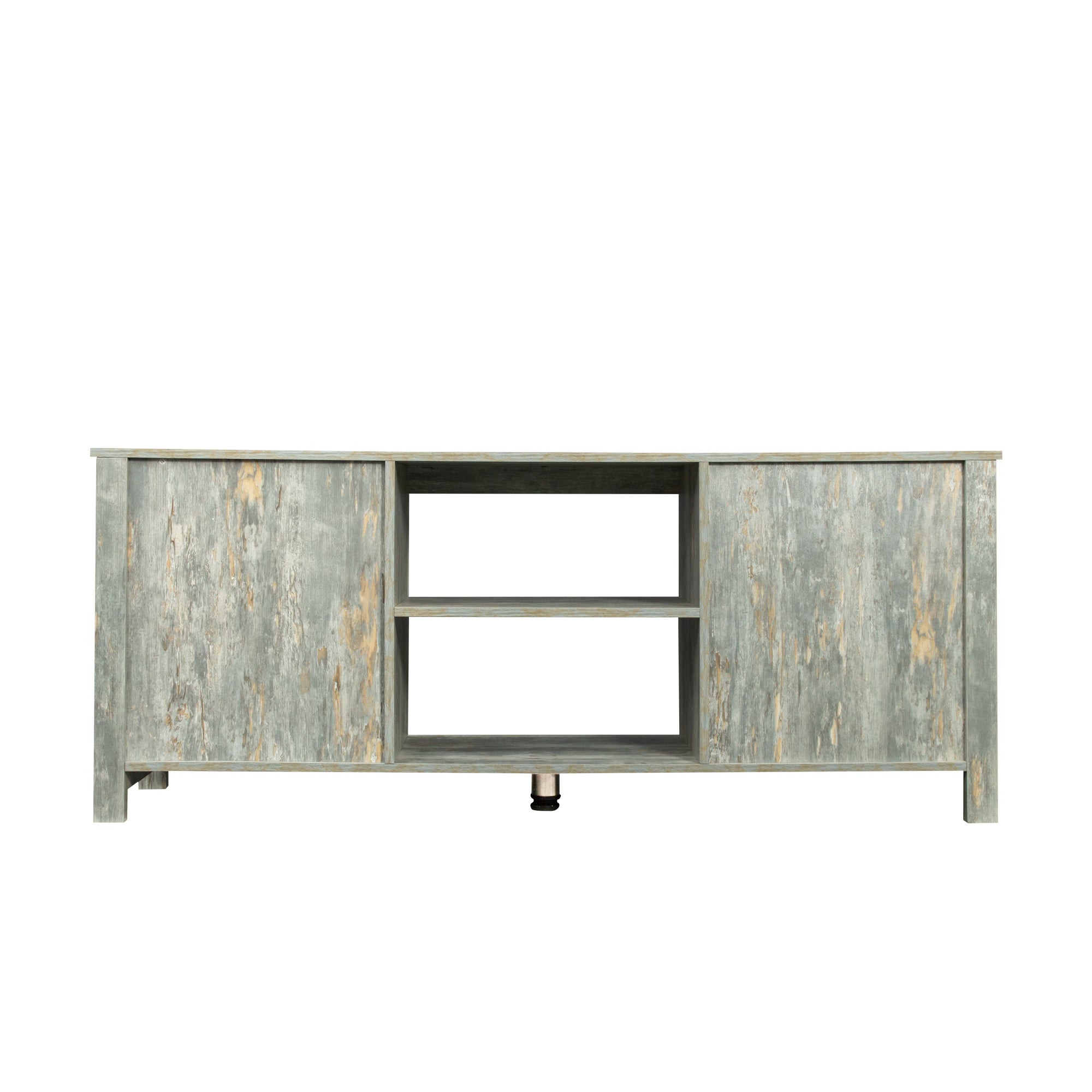 Living room TV stand furniture with 4 storage compartments and 1 shelf cabinet, high-quality particle board - Atlantic Fine Furniture Inc