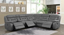 Higgins - Four-Piece Upholstered Power Sectional - Atlantic Fine Furniture Inc