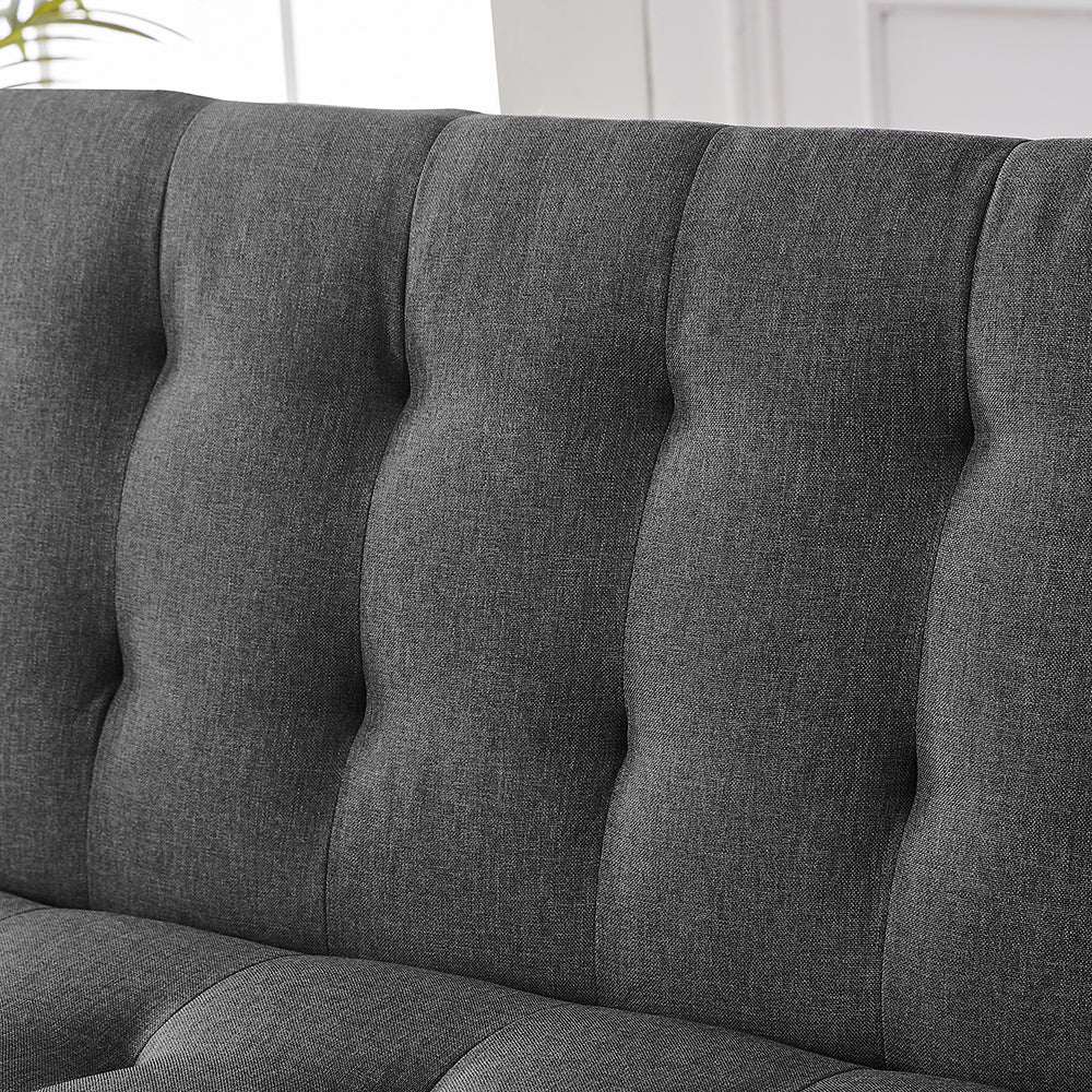Futon Sofa Bed, Upholstered Convertible Folding Sleeper Recliner for Living Room - Atlantic Fine Furniture Inc