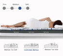 12" Hybrid Pocket Spring Mattress-KING - Atlantic Fine Furniture Inc