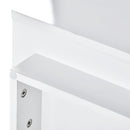 ON-TREND Modern, Stylish Functional TV stand with Color Changing LED Lights, Universal Entertainment Center, High Gloss TV Cabinet for 75+ inch TV, White - Atlantic Fine Furniture Inc