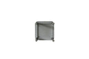 House - Beatrice End Table - Charcoal & Light Gray Finish - Atlantic Fine Furniture Inc