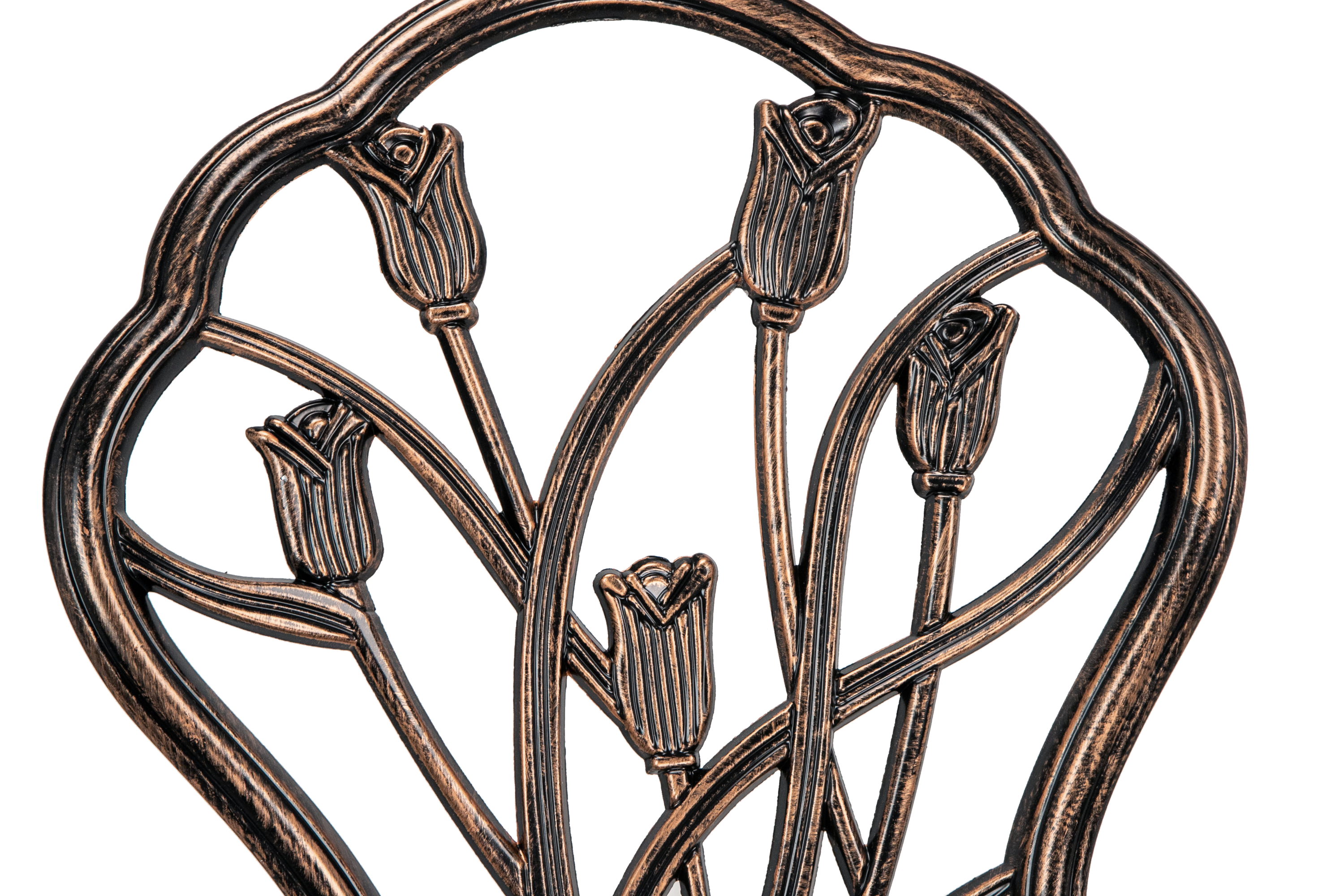 CAST ALUMINUM BISTRO TULIP SET - Atlantic Fine Furniture Inc