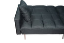 Sectional sofa couch sleeper black - Atlantic Fine Furniture Inc