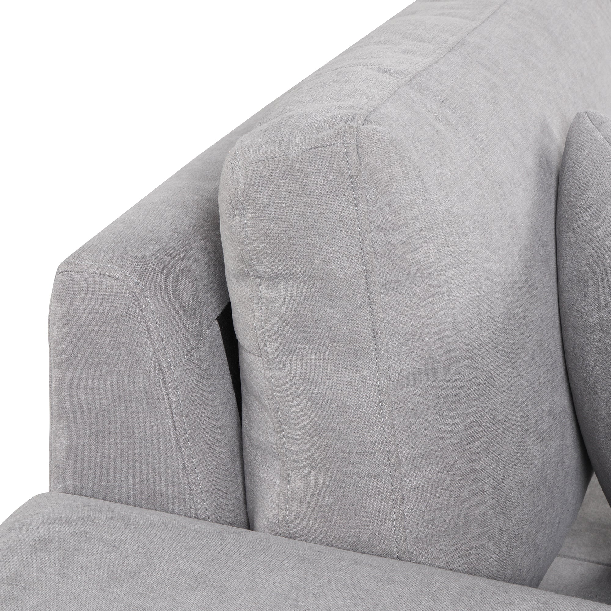 Orisfur. 104" Pull Out Sleeper Sofa Reversible L-Shape 3 Seat Sectional Couch with Storage Chaise and 2 Stools for Living Room Furniture Set - Atlantic Fine Furniture Inc