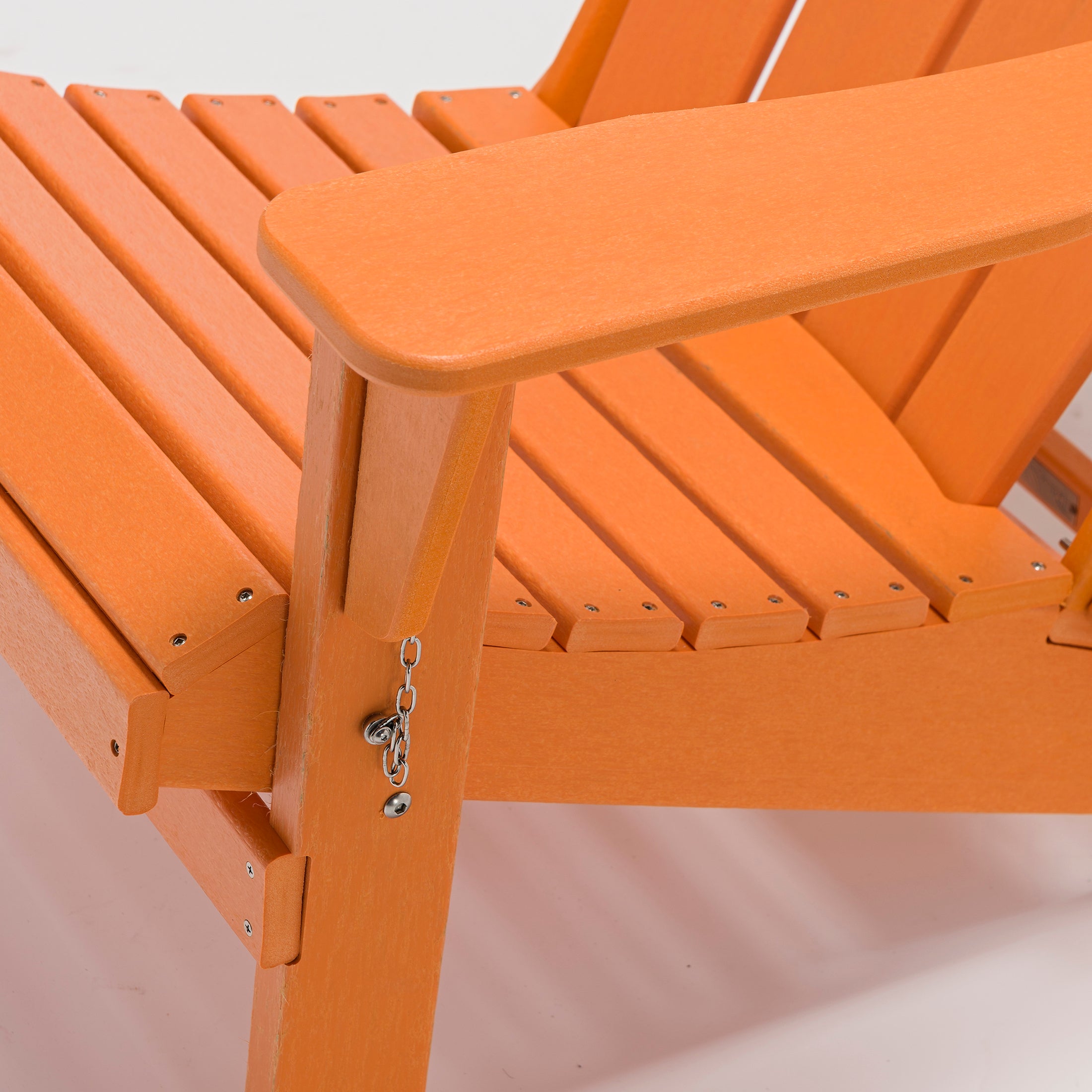 Classic Solid All-weather Folding Plastic Adirondack Chair - Atlantic Fine Furniture Inc