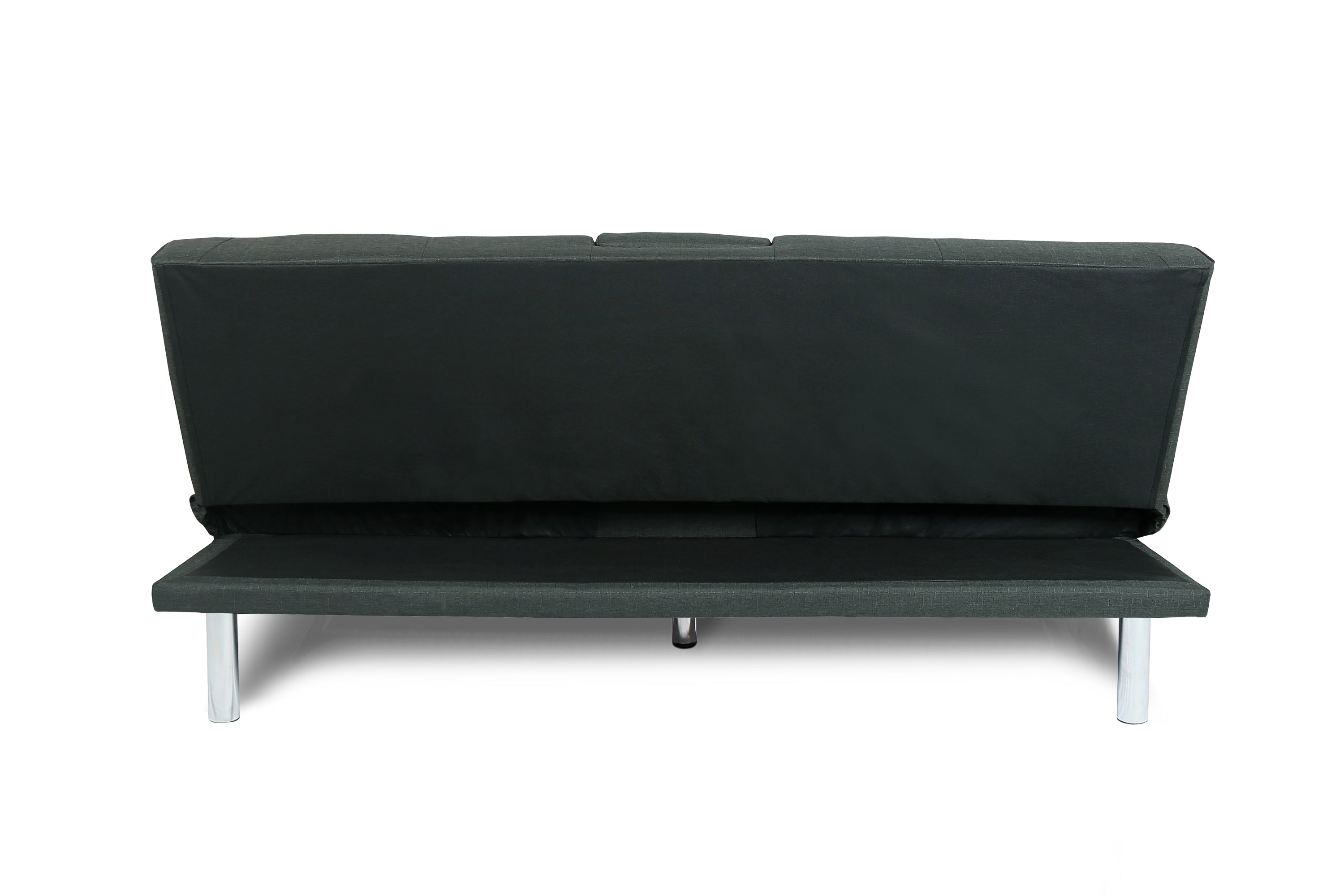 FUTON SOFA BED SLEEPER DARK GREY FABRIC(W22319409) - Atlantic Fine Furniture Inc