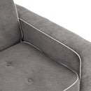 Orisfur. 66" Convertible Sleeper Bed, Adjustable Loveseat Couch with Dual USB Ports for Living Room Space - Atlantic Fine Furniture Inc