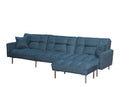 Sectional sofa couch sleeper blue - Atlantic Fine Furniture Inc