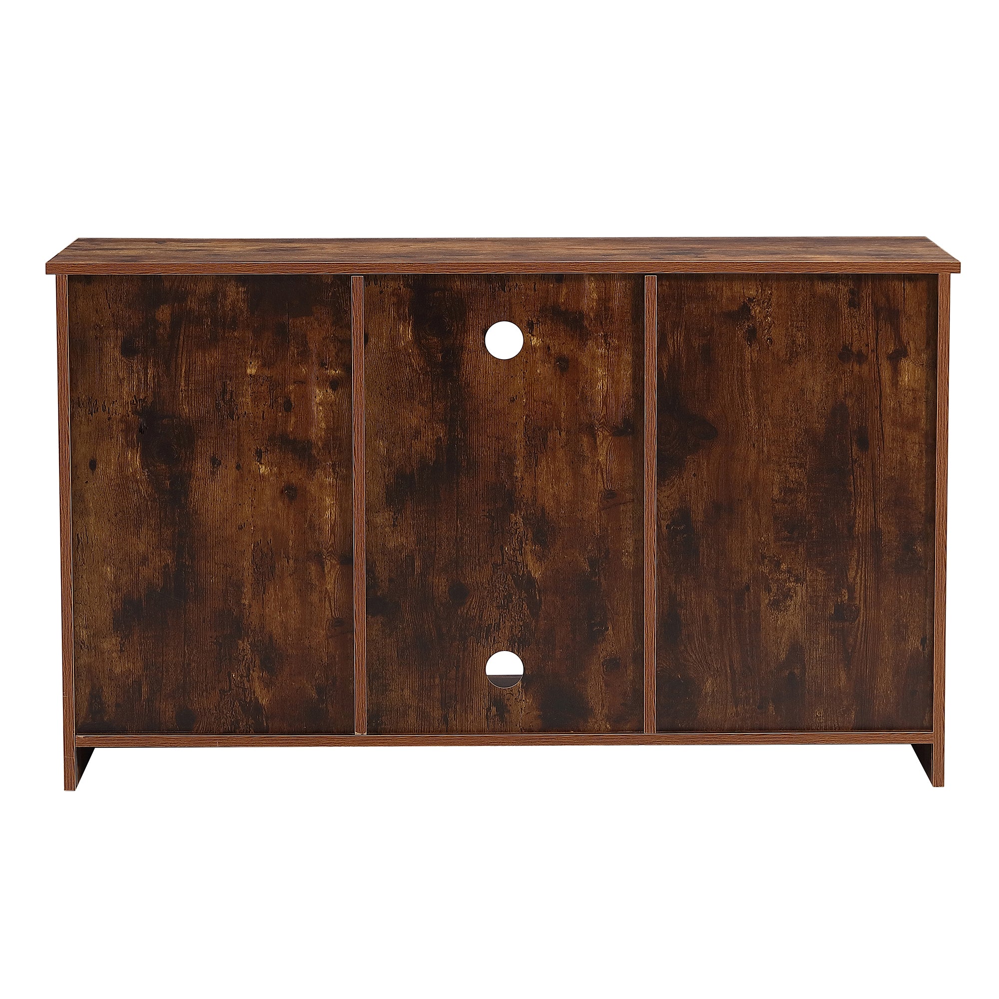 Rustic Brown decorative wooden TV / storage cabinet with two sliding barn doors, available for bedroom, living room,corridor. - Atlantic Fine Furniture Inc