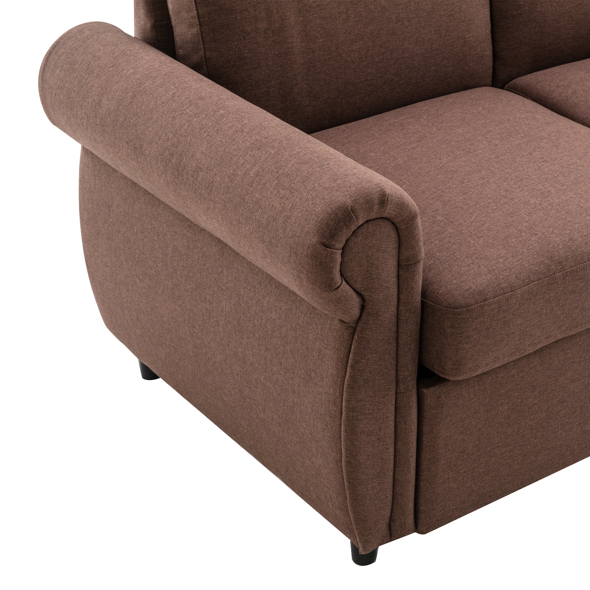 Orisfur Pull Out Sofa Bed Loveseat Sleeper with Twin Size Memory Mattress for Living Room Spaces - Atlantic Fine Furniture Inc