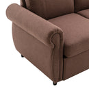 Orisfur Pull Out Sofa Bed  Loveseat Sleeper with Twin Size Memory Mattress for Living Room Spaces - Atlantic Fine Furniture Inc
