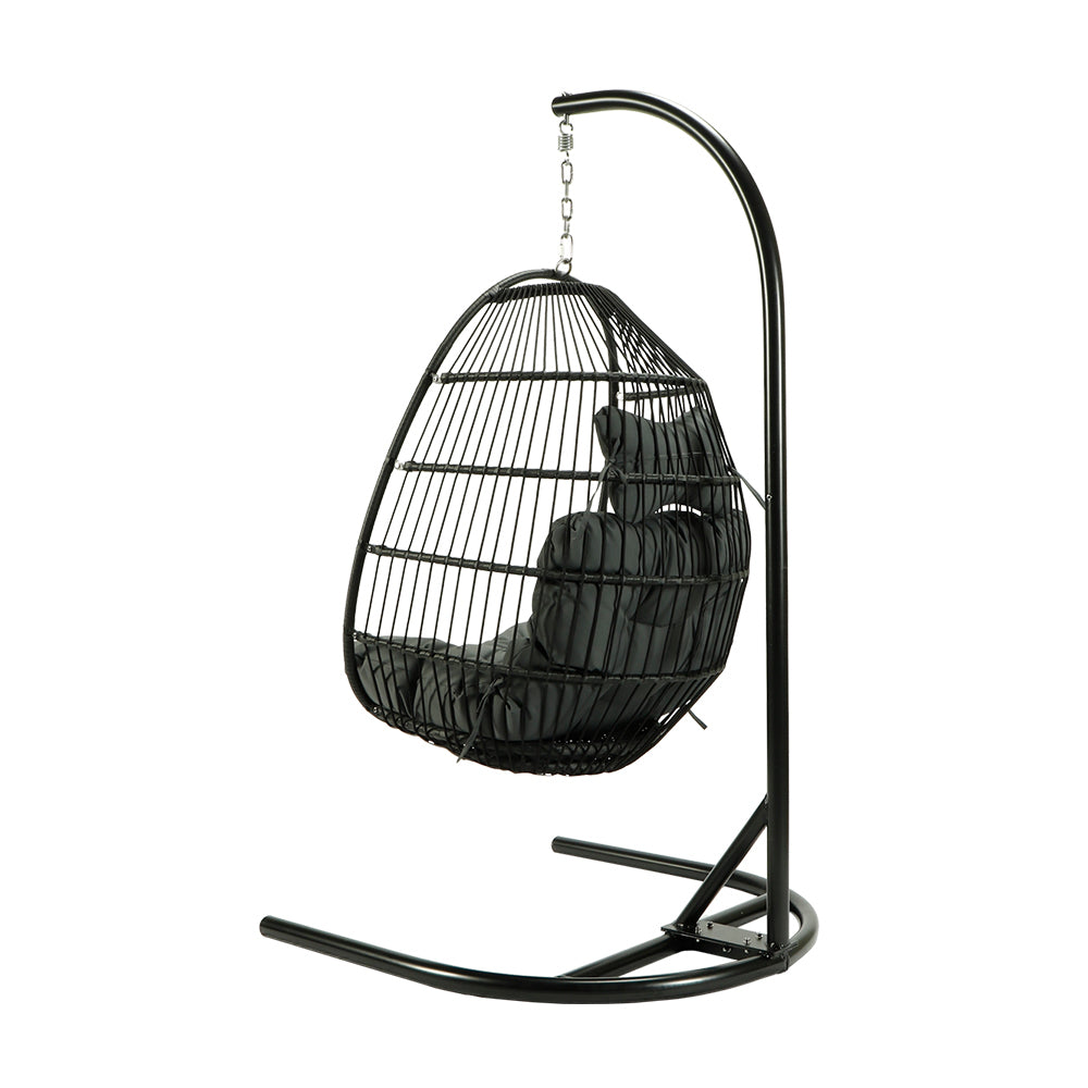 EGG SHAPE SWING CHAIR PATIO GRADEN HOME - Atlantic Fine Furniture Inc