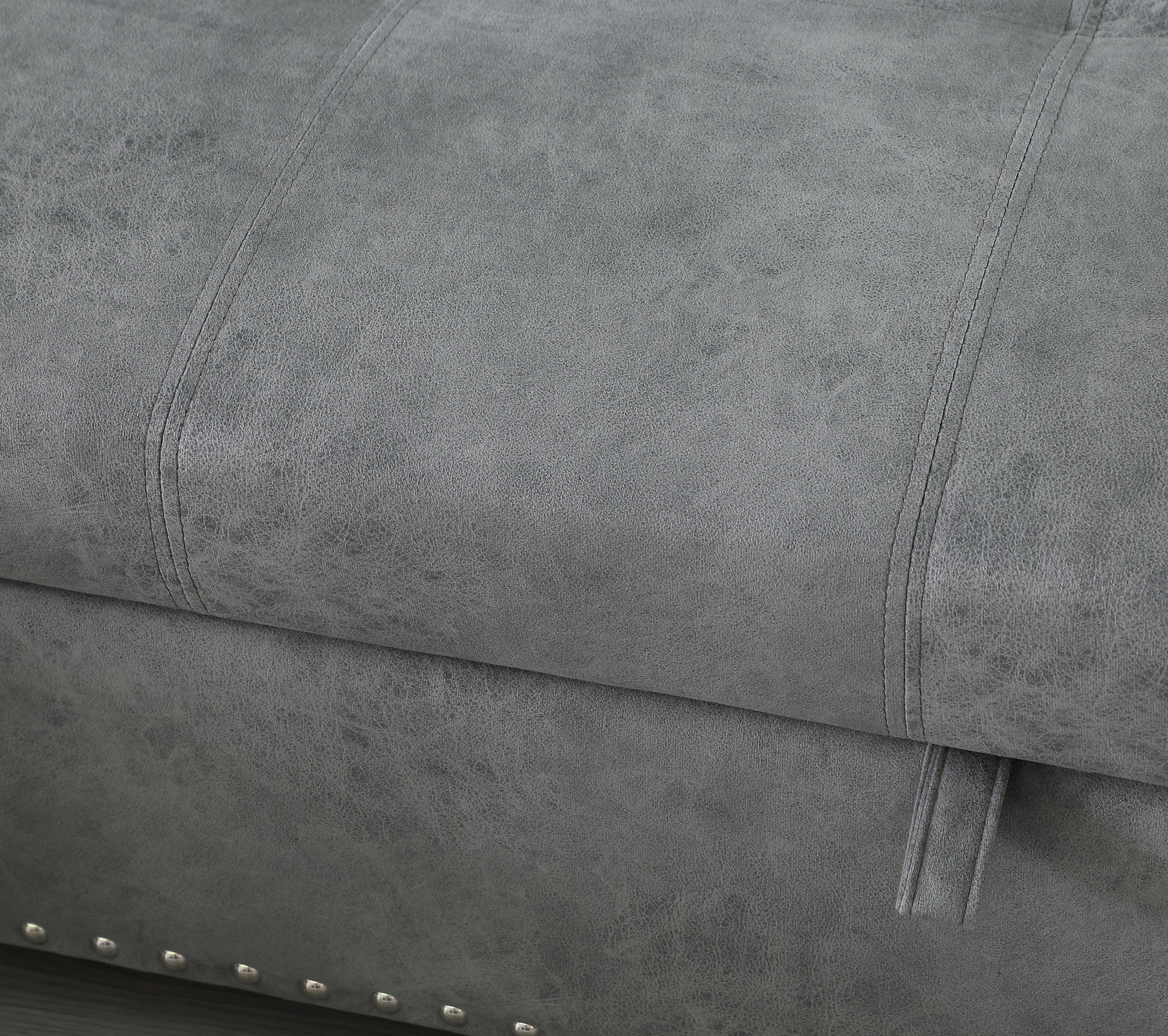 Reversible Sleeper Sectional Storage Sofa Bed,Corner Sofa-Bed With Storage,3 Seat Both Left Handed And Right Handed,Nailheaded - Atlantic Fine Furniture Inc