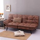 Convertible Memory Foam Futon Couch Bed, Modern Folding Sleeper Sofa-SF267PUCH - Atlantic Fine Furniture Inc