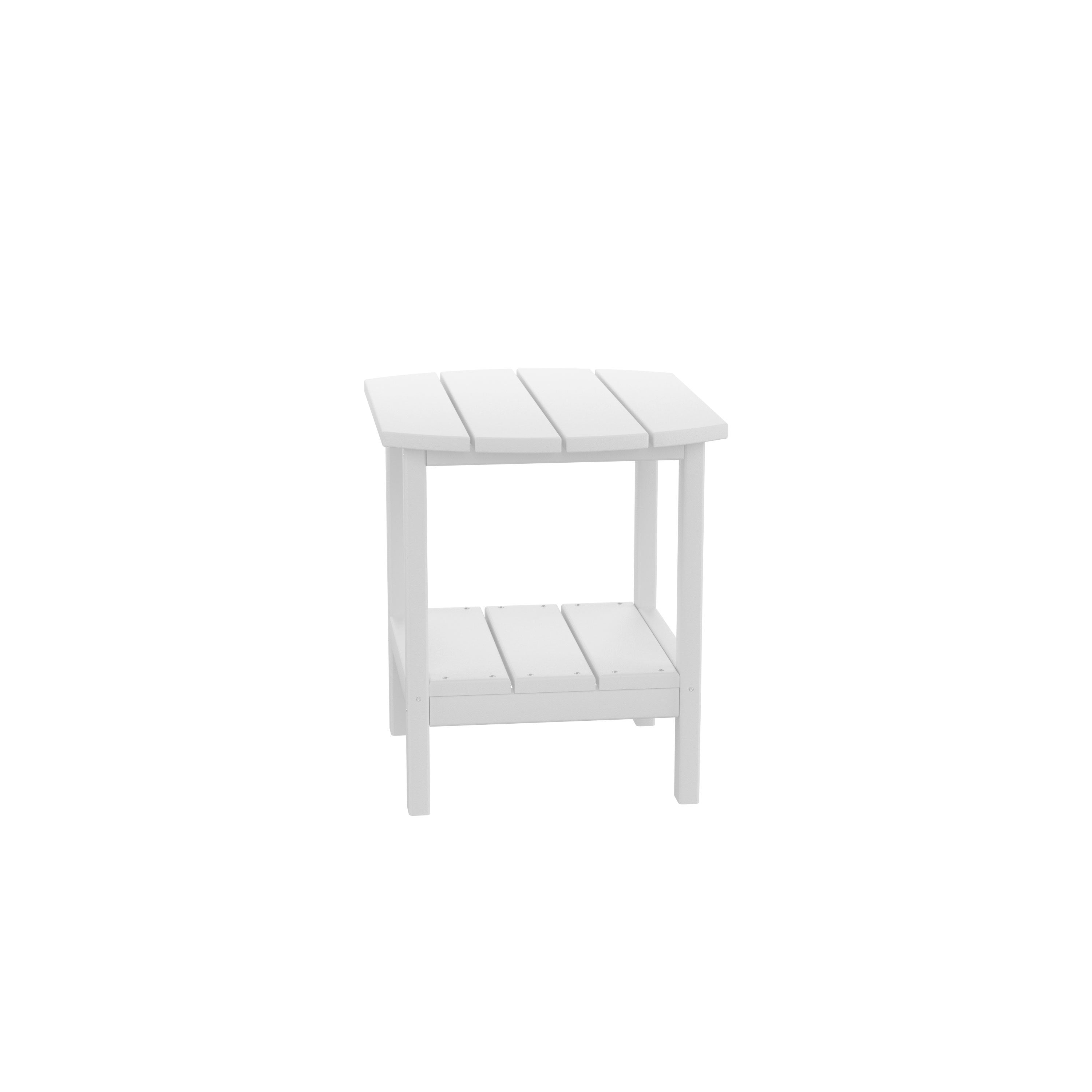 HDPE Side Table, White - Atlantic Fine Furniture Inc