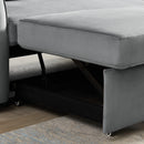 Orisfur. 83" Pull Out Sleeper Sofa Reversible L-Shape 3 Seat Sectional Couch with Storage for Living Room Furniture Set - Atlantic Fine Furniture Inc