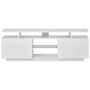 ON-TREND Modern TV Stand for TVs up to 65inches with LED lights, 16 Colors, for Livingroom, Bedroom, White  (OLD SKU: WF280706AAK) - Atlantic Fine Furniture Inc