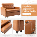 Orisfur. 51" Convertible Sleeper Bed, Adjustable Oversized Armchair  with Dual USB Ports for Small Space - Atlantic Fine Furniture Inc