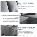 Orisfur. 83" Pull Out Sleeper Sofa Reversible L-Shape 3 Seat Sectional Couch with Storage Chaise for Living Room Furniture Set (Old SKU: SG000408AAA) - Atlantic Fine Furniture Inc