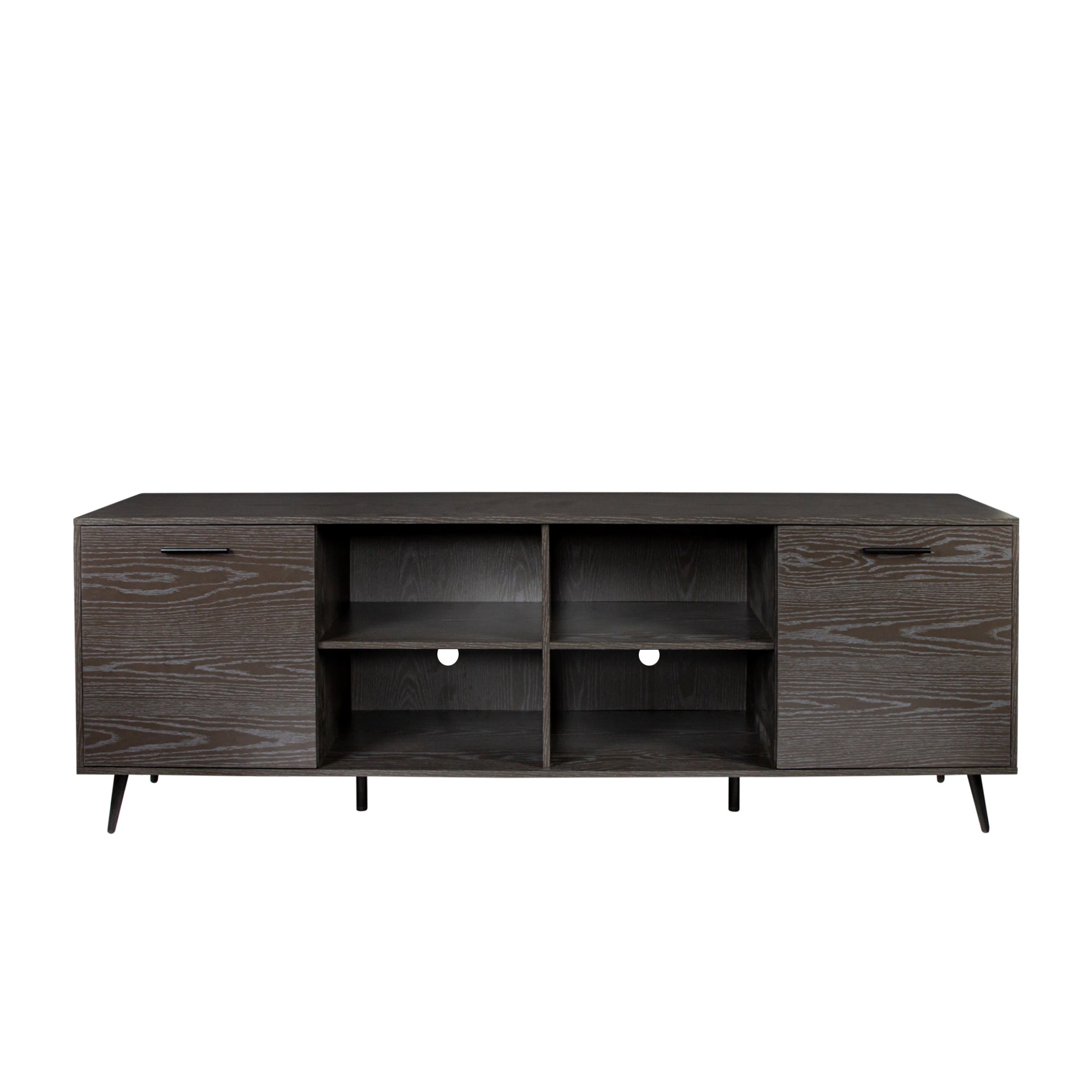 TV Stand Mid-Century Wood Modern Entertainment Center Adjustable Storage Cabinet TV Console for Living Room - Atlantic Fine Furniture Inc