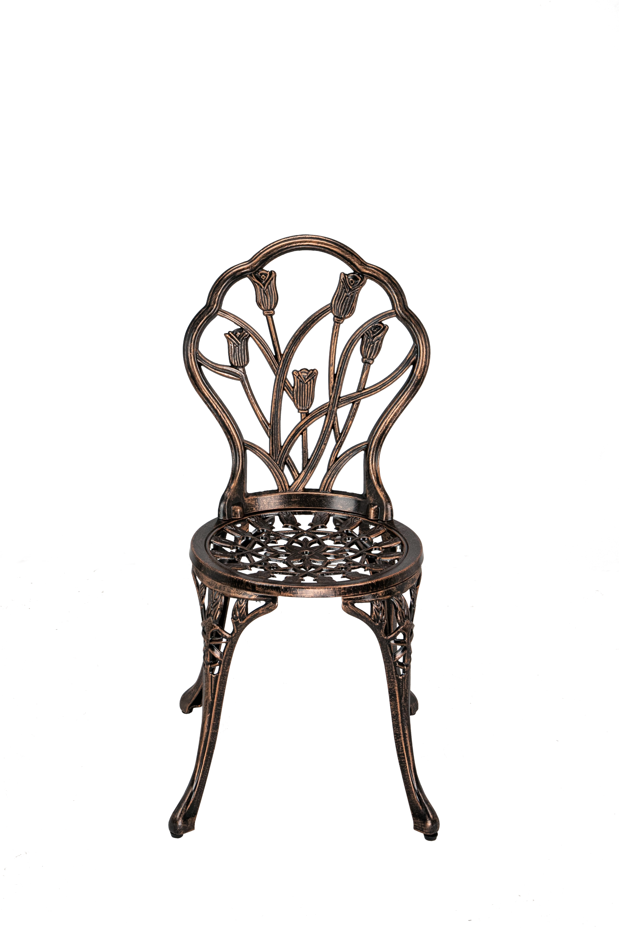 CAST ALUMINUM BISTRO TULIP SET - Atlantic Fine Furniture Inc