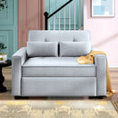 Orisfur. 48" Convertible Sleeper Sofa Bed, Multi-Functional Adjustable Single Bed Chair  with USB Port and 2 Pillows for Small Space - Atlantic Fine Furniture Inc