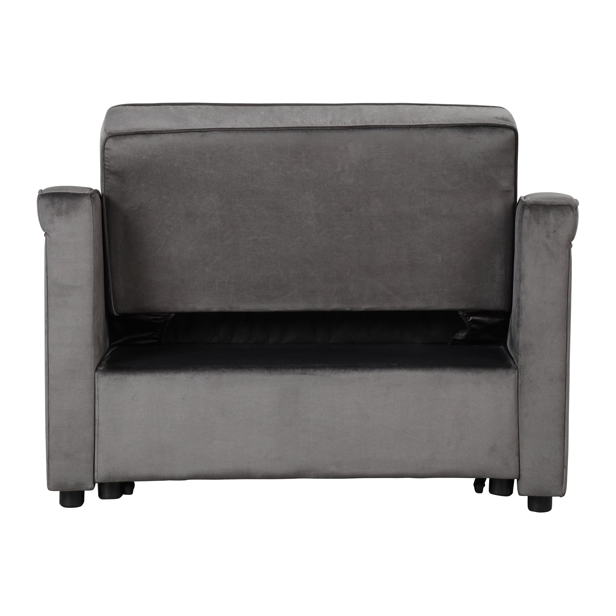 Orisfur. 50.6" Convertible Sleeper Bed, Adjustable Sofa Couch with Dual USB Ports for Living Room Space - Atlantic Fine Furniture Inc