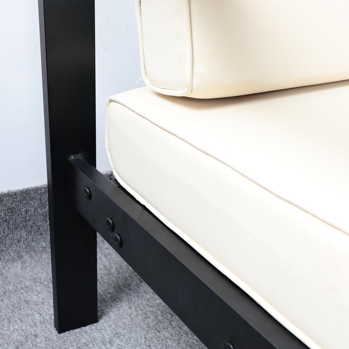 4 piece Outdoor Furniture Set With Outdoor Waterproof Sofa Coffee Table for Restaurant, Outdoor courtyard, Garden, Open-air balcony, Poolside - Atlantic Fine Furniture Inc