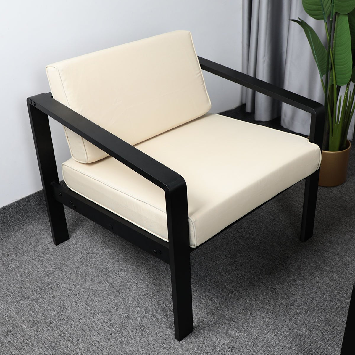 4 piece Outdoor Furniture Set With Outdoor Waterproof Sofa Coffee Table for Restaurant, Outdoor courtyard, Garden, Open-air balcony, Poolside - Atlantic Fine Furniture Inc