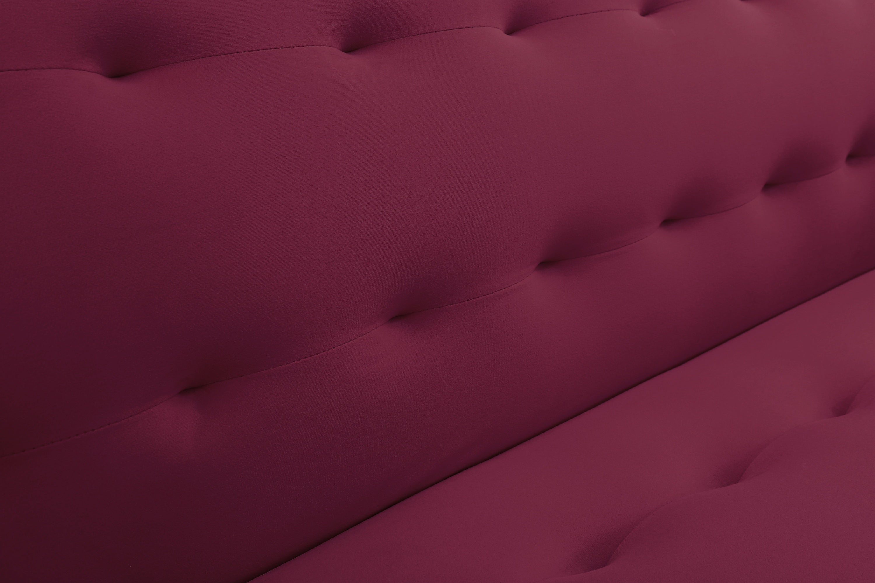 Square arm sleeper sofa Red Velvet ***Not available for sale on Walmart*** - Atlantic Fine Furniture Inc