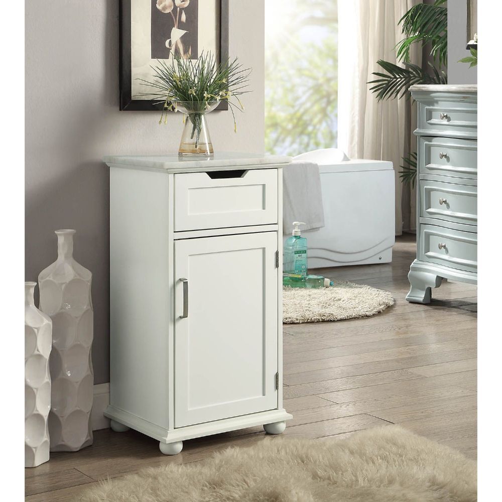 Marble Top Storage Cabinet