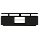 ON-TREND Modern TV Stand for TVs up to 65inches with LED lights, 16 Colors, for Livingroom, Bedroom, Black  (OLD SKU: WF280706AAB) - Atlantic Fine Furniture Inc