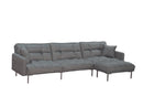 Sectional sofa couch sleeper grey - Atlantic Fine Furniture Inc