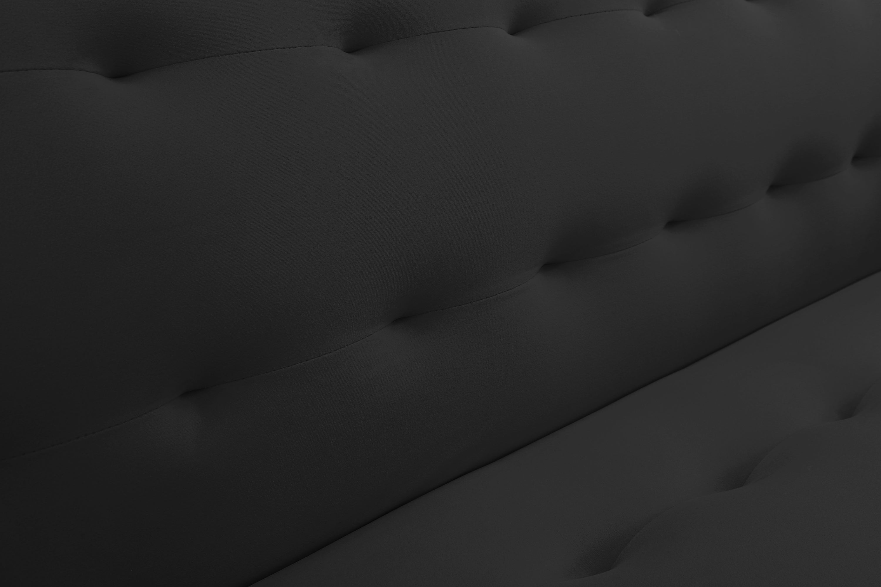Square arm sleeper sofa Black VELVET ***Not available for sale on Walmart*** - Atlantic Fine Furniture Inc