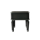 House - Beatrice End Table - Charcoal & Light Gray Finish - Atlantic Fine Furniture Inc