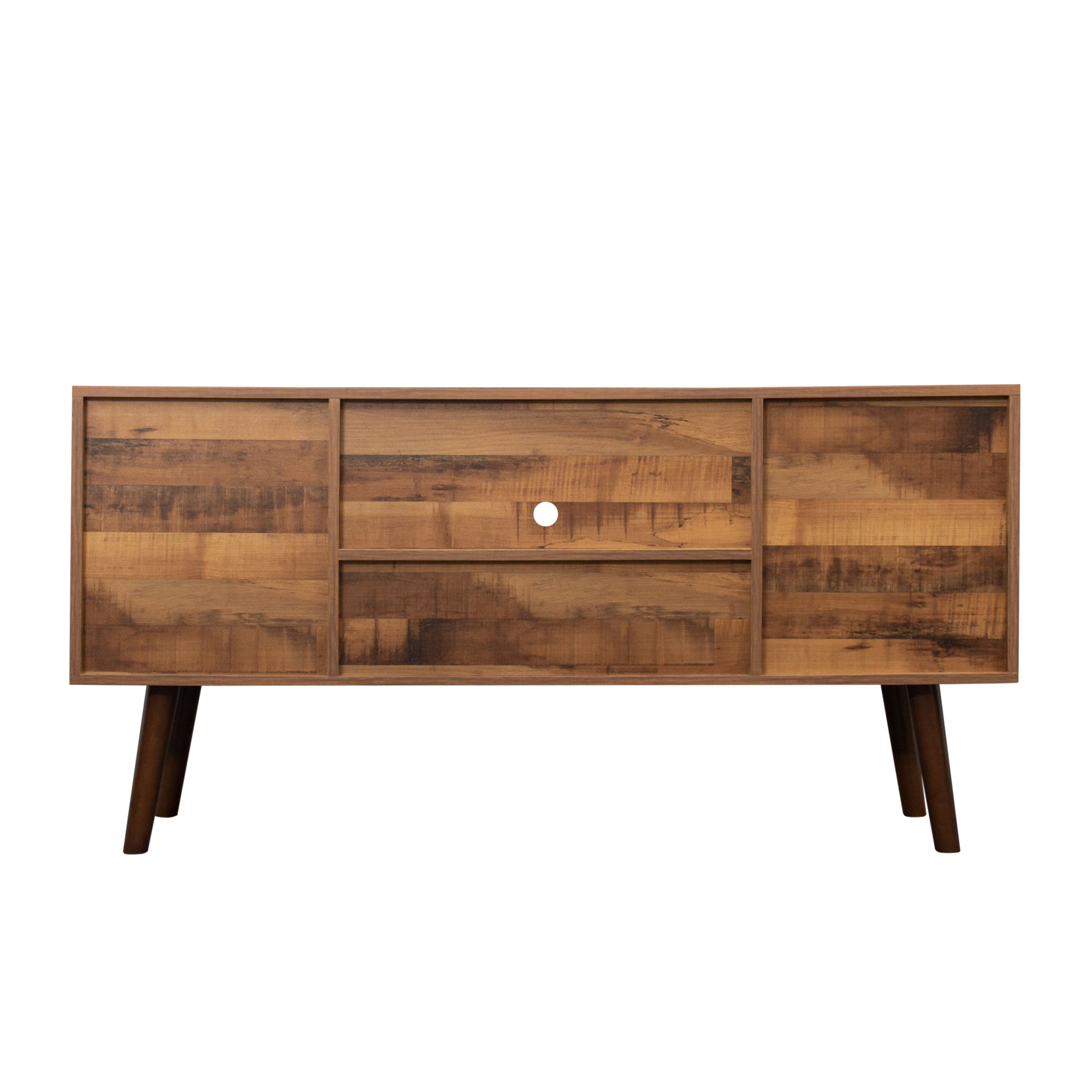 TV Stand Use in Living Room Furniture with 1 storage and 2 shelves Cabinet, high quality particle board,fir wood - Atlantic Fine Furniture Inc