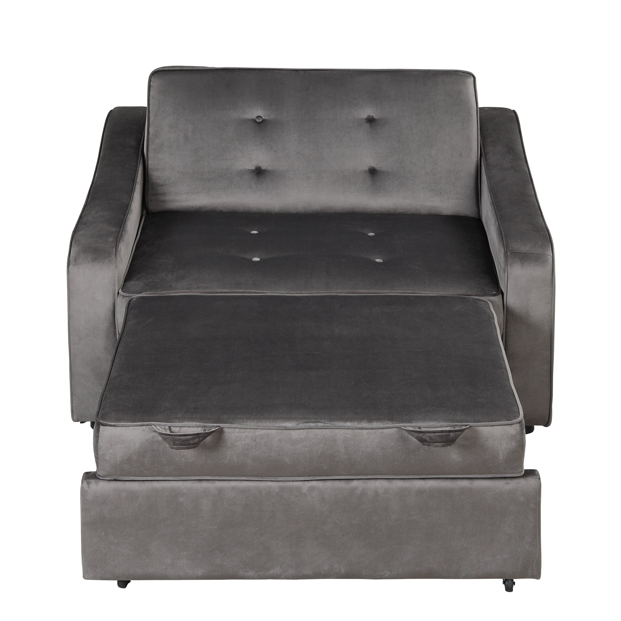 Orisfur. 50.6" Convertible Sleeper Bed, Adjustable Sofa Couch with Dual USB Ports for Living Room Space - Atlantic Fine Furniture Inc
