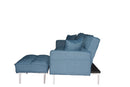 Sectional sofa couch sleeper blue - Atlantic Fine Furniture Inc