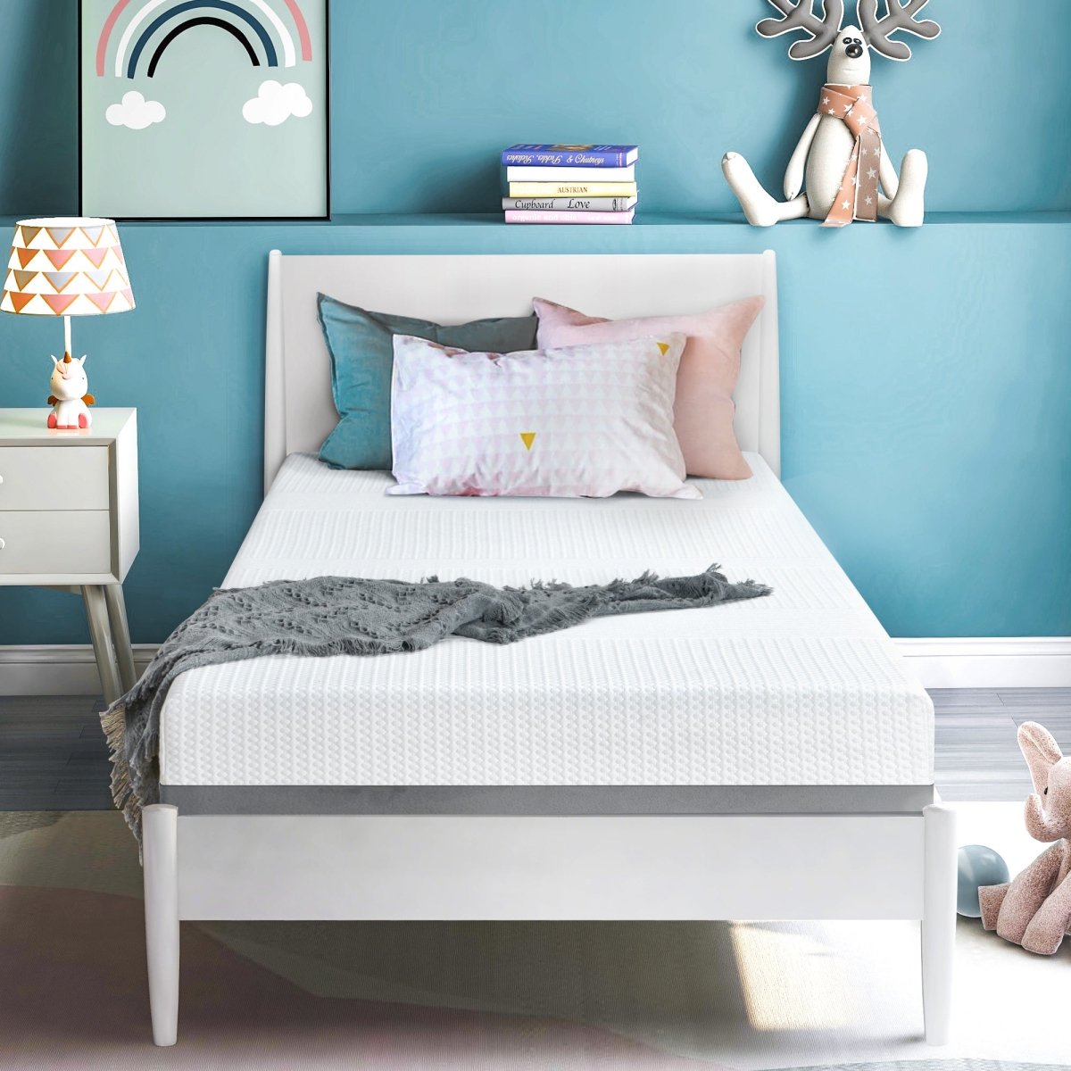 6 Inches Gel & Charcoal Infused Memory Foam Mattress - Medium Comfort(Full) - Atlantic Fine Furniture Inc