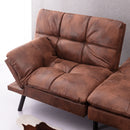 Convertible Memory Foam Futon Couch Bed, Modern Folding Sleeper Sofa-SF267PUCH - Atlantic Fine Furniture Inc