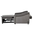 Orisfur. 50.6" Convertible Sleeper Bed, Adjustable Sofa Couch with Dual USB Ports for Living Room Space - Atlantic Fine Furniture Inc